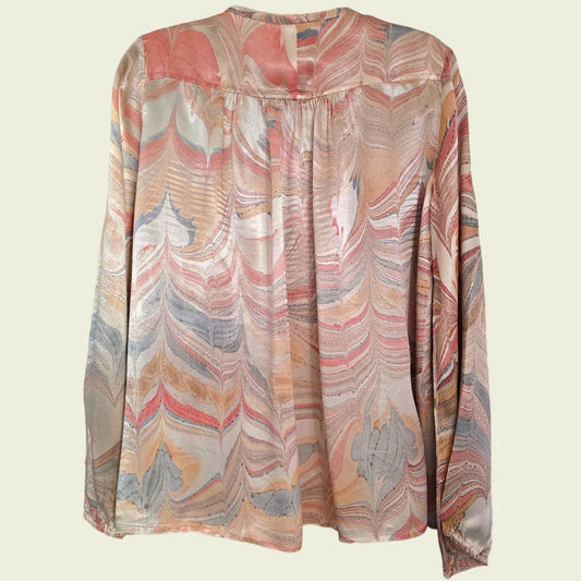 Caroline Charles Silk Tunic Blouse UK 12 US 8 EU 40 - Timelessfashions