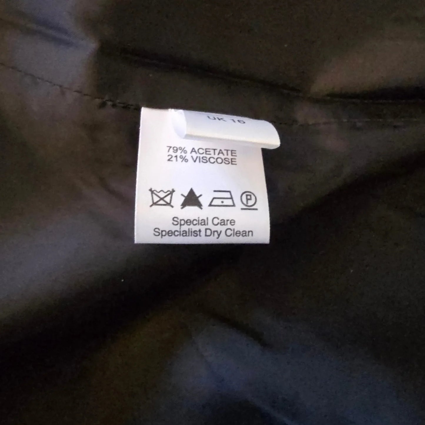 Caroline Charles Vintage Black Pencil Skirt UK 16 US 12 EU 44 - Timelessfashions