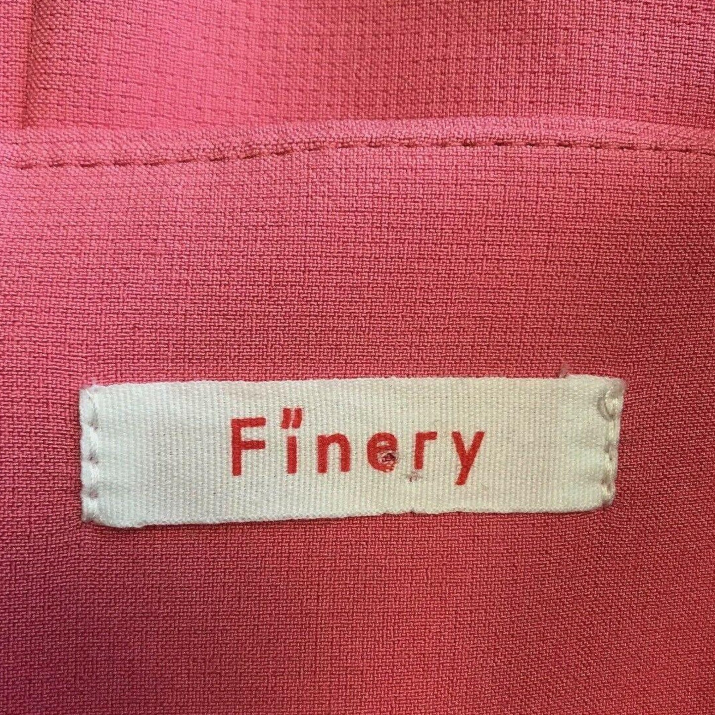 Finery Womens Pink Peplum Top UK 12 US 8 EU 40 - Timelessfashions