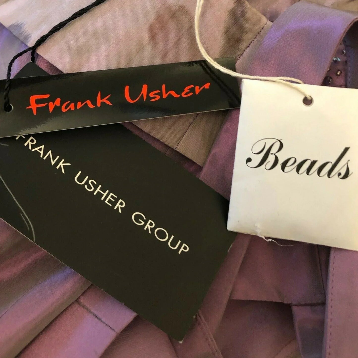 Frank Usher Lavender Floral 3 Piece Wedding Suit UK 12 US 8 EU 40 - Timelessfashions