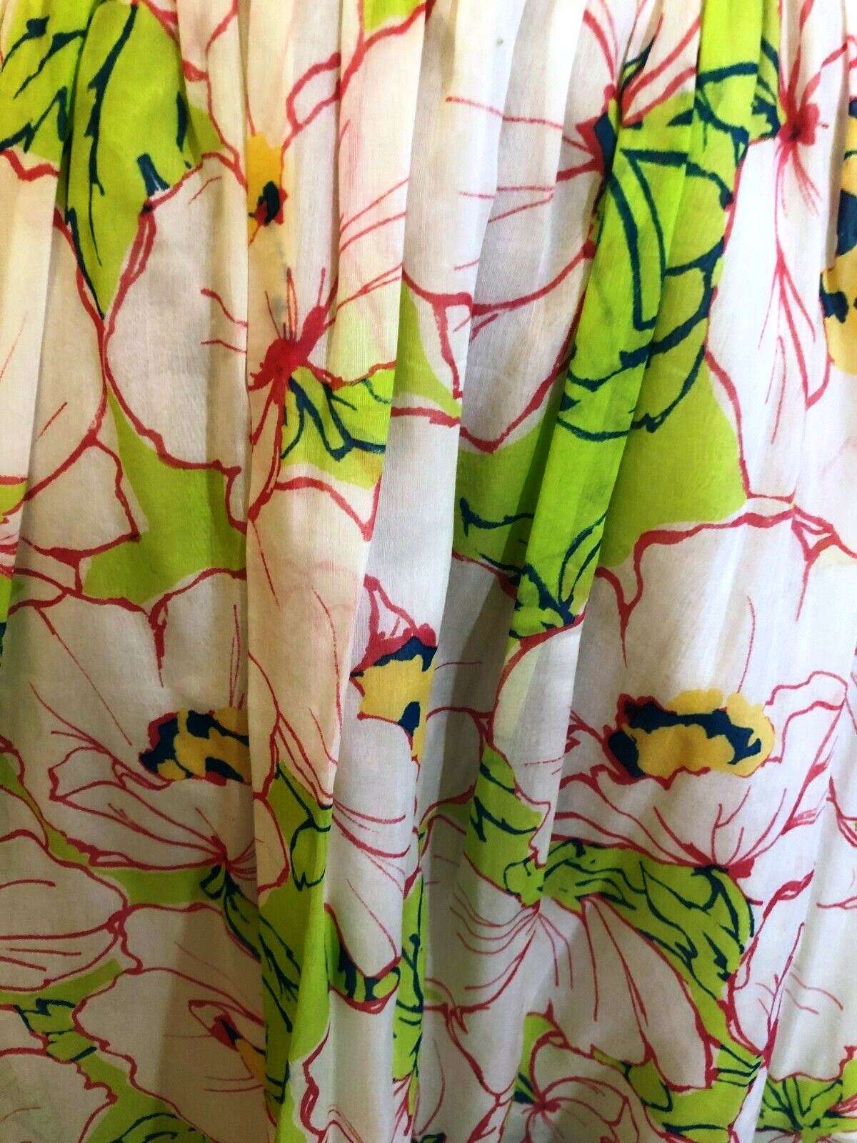 Moschino White Floral Silk & Cotton Skirt UK 8 US 4 EU 36 Timeless Fashions