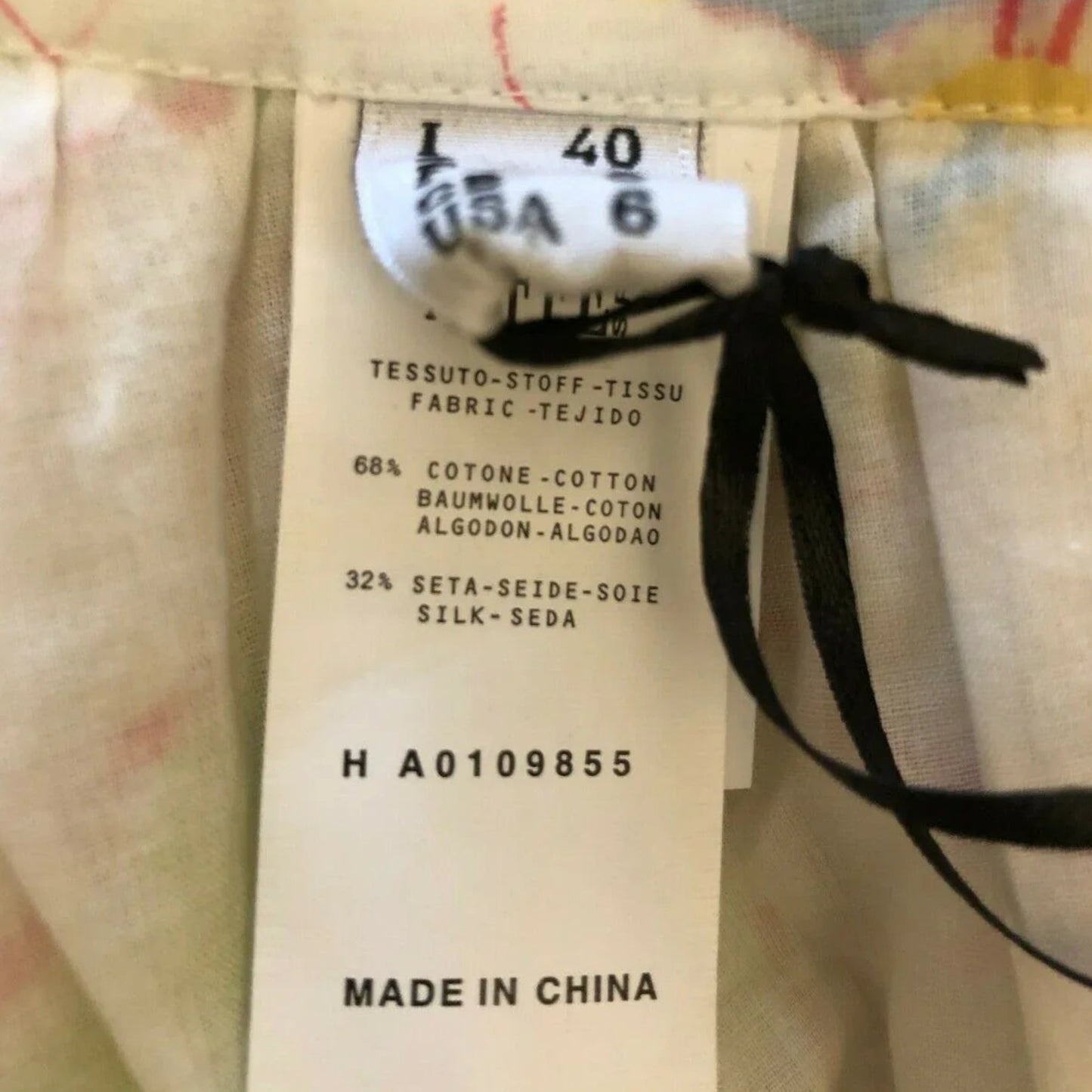 Moschino White Floral Silk & Cotton Skirt UK 8 US 4 EU 36 - Timelessfashions