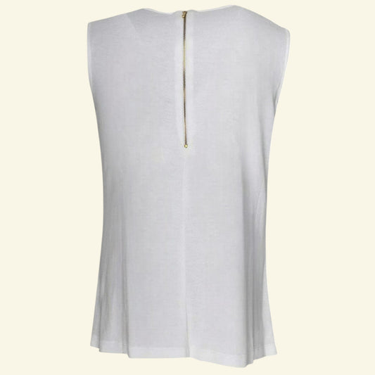 Marie Mero Sleeveless Floral Sequin Detail Top UK 16 - Timelessfashions