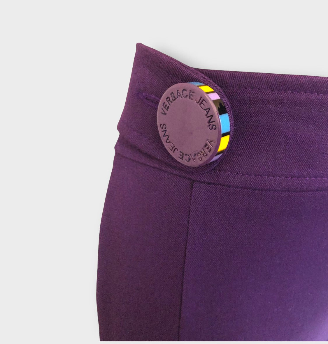 Versace Jeans Women's Purple Midi Pencil Skirt UK 12 US 8 EU 40 IT 44 Timeless Fashions