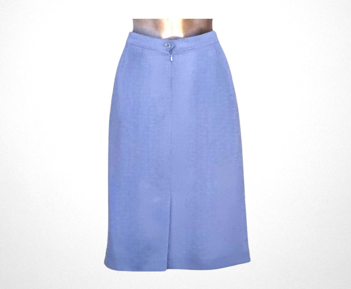 Kasper & Company Women’s Vintage Pale Blue Three Piece Suit UK 10 US 6 EU 38 Timeless Fashions