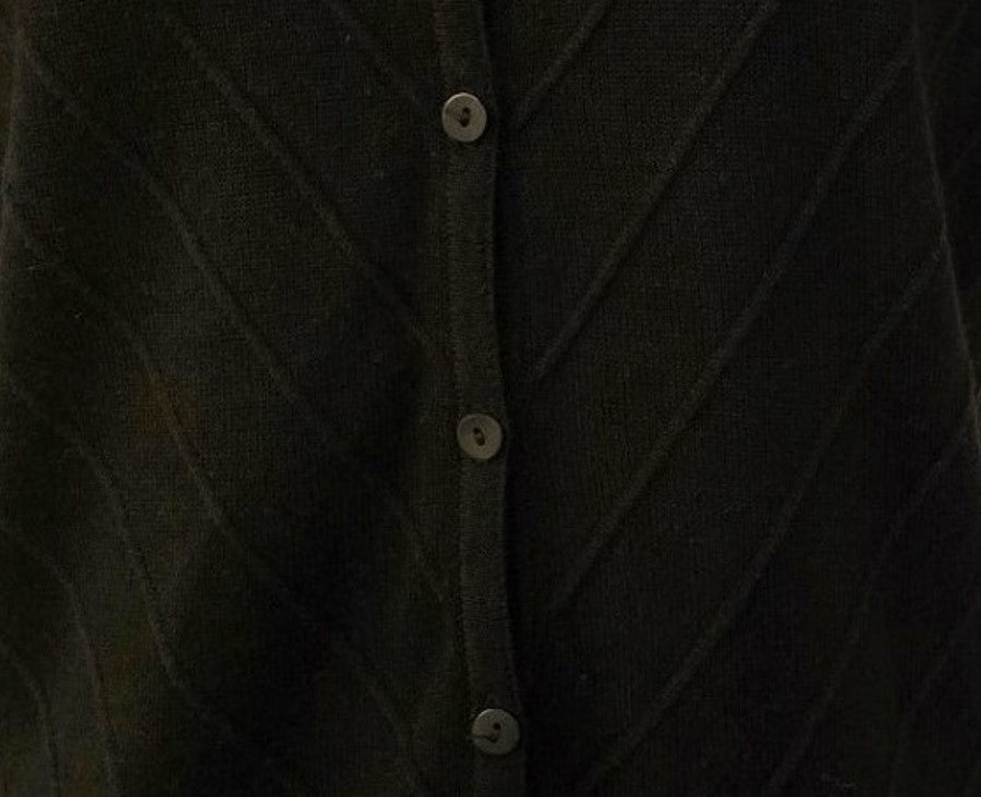 Caroline Charles Women’s Black Short Sleeve Cardigan UK 16 US 12 EU 44 Timeless Fashions