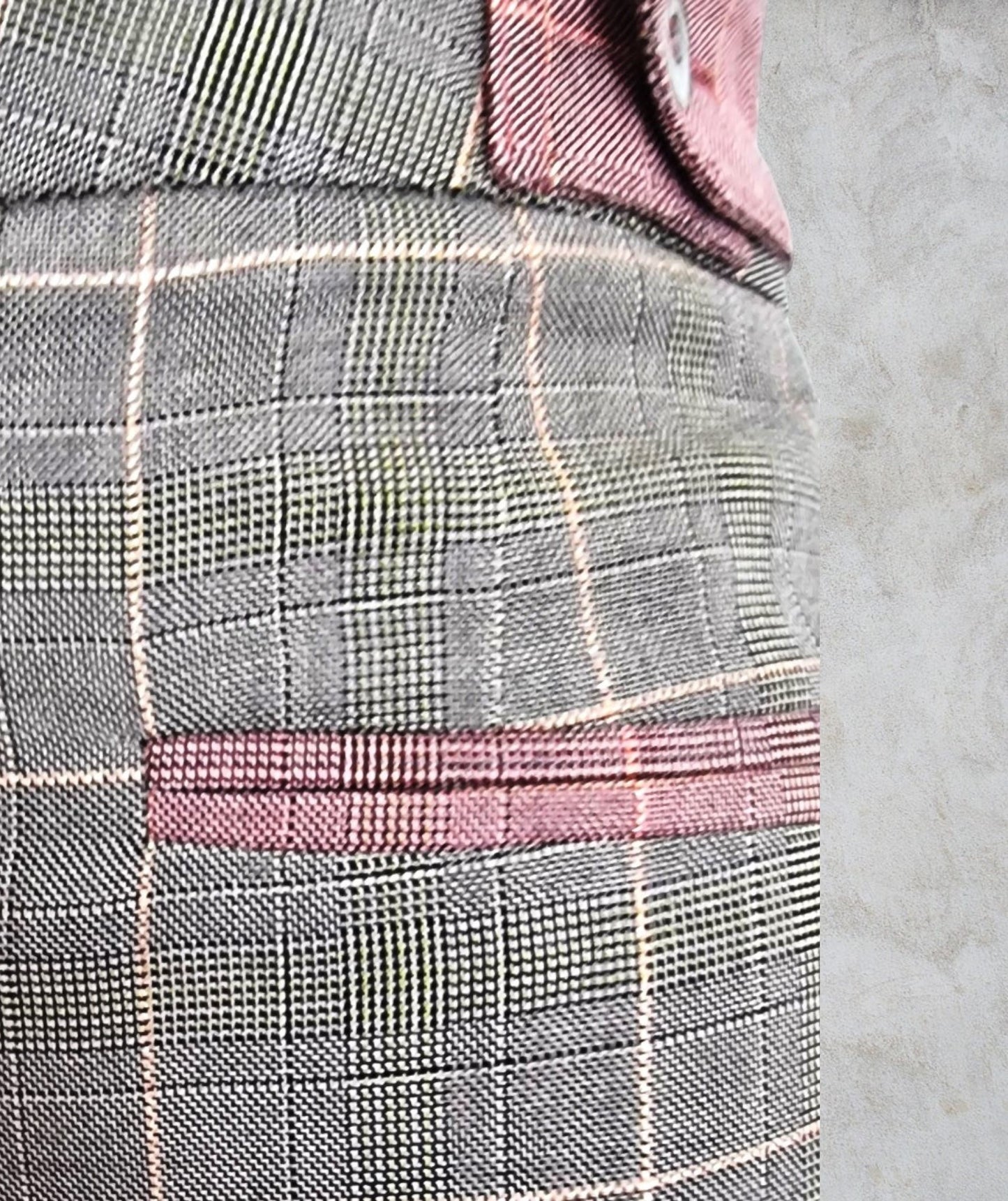 Diane von Furstenberg Womens Brown Plaid Wide Leg Trousers UK 10 US 6 EU 38 Timeless Fashions