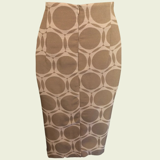 Libra Natural Geo Print Pencil Skirt UK 16 US 12 EU 44 - Timelessfashions