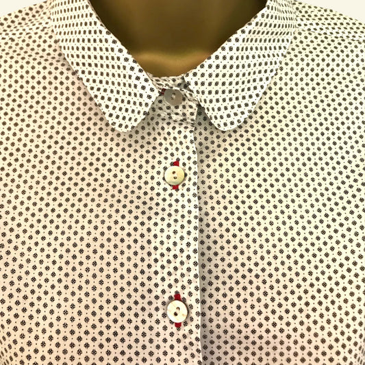 Haines & Bonner White Cotton Shirt UK 14 US 10 EU 42 - Timelessfashions