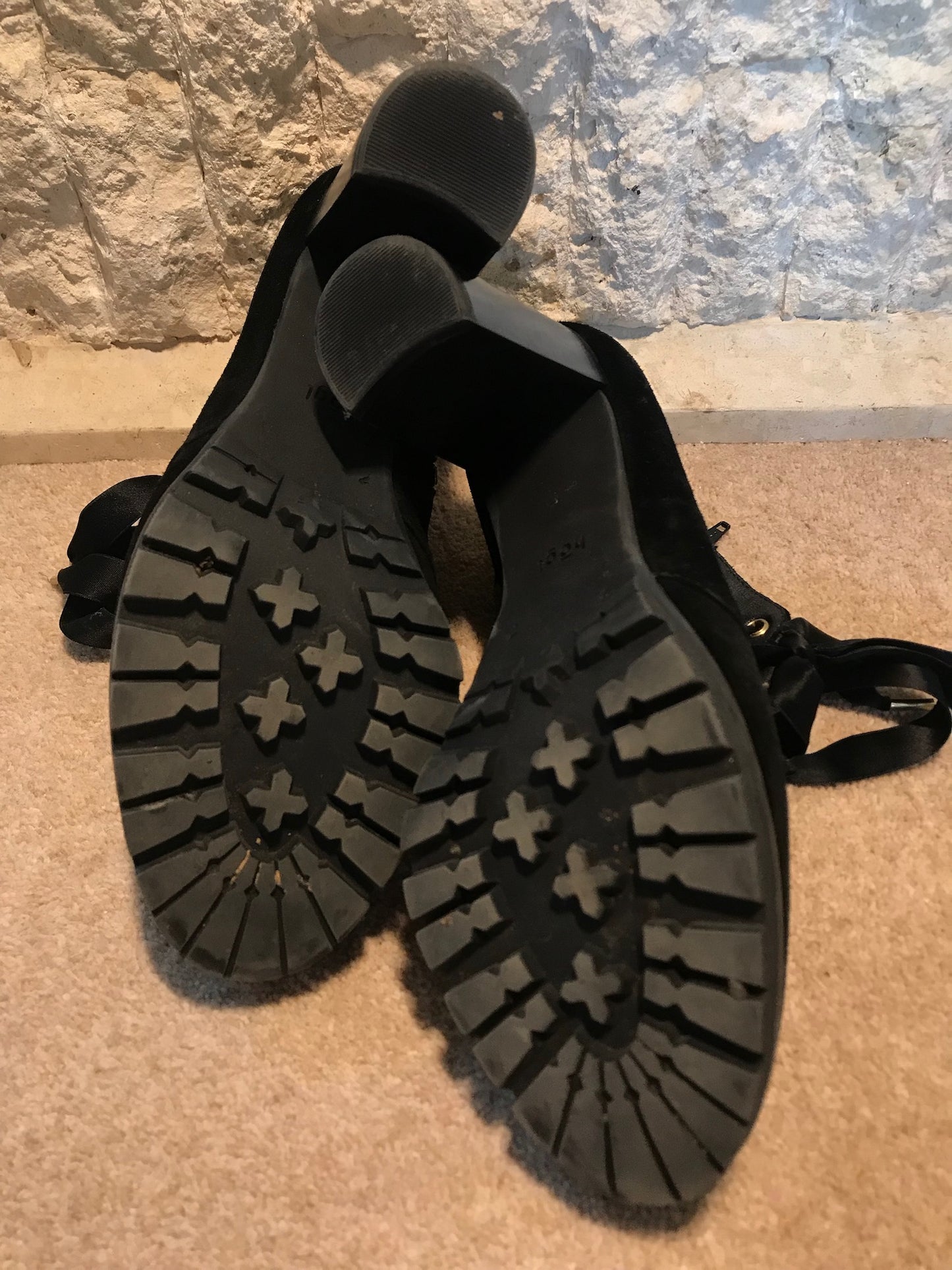Hogl Women's Black Suede & Leather Ankle Boots UK 7 US 9.5 EU 41 Timeless Fashions