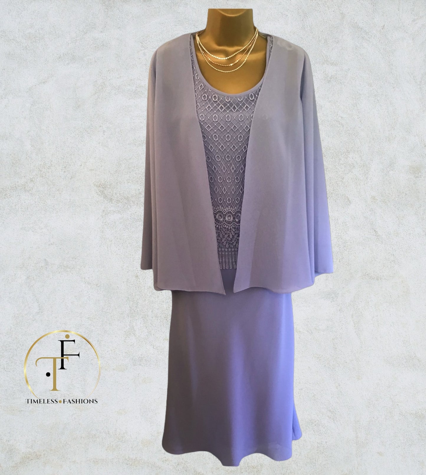Cattiva New York Lilac Special Occasion Outfit UK 10 US 6 EU 38 Timeless Fashions