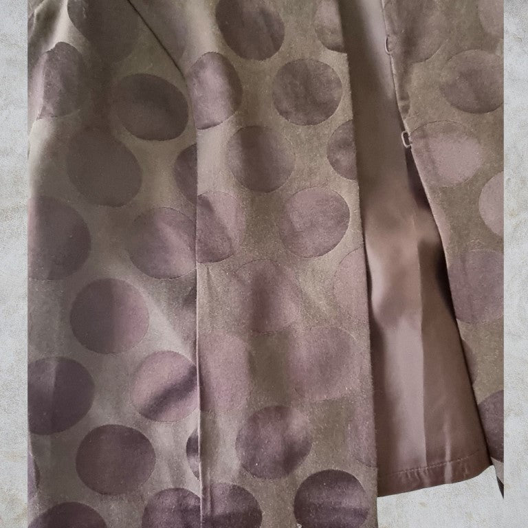Phase Eight Brown Cotton Lined Cropped Jacket Bolero UK 10 US 6 EU 38 Timeless Fashions