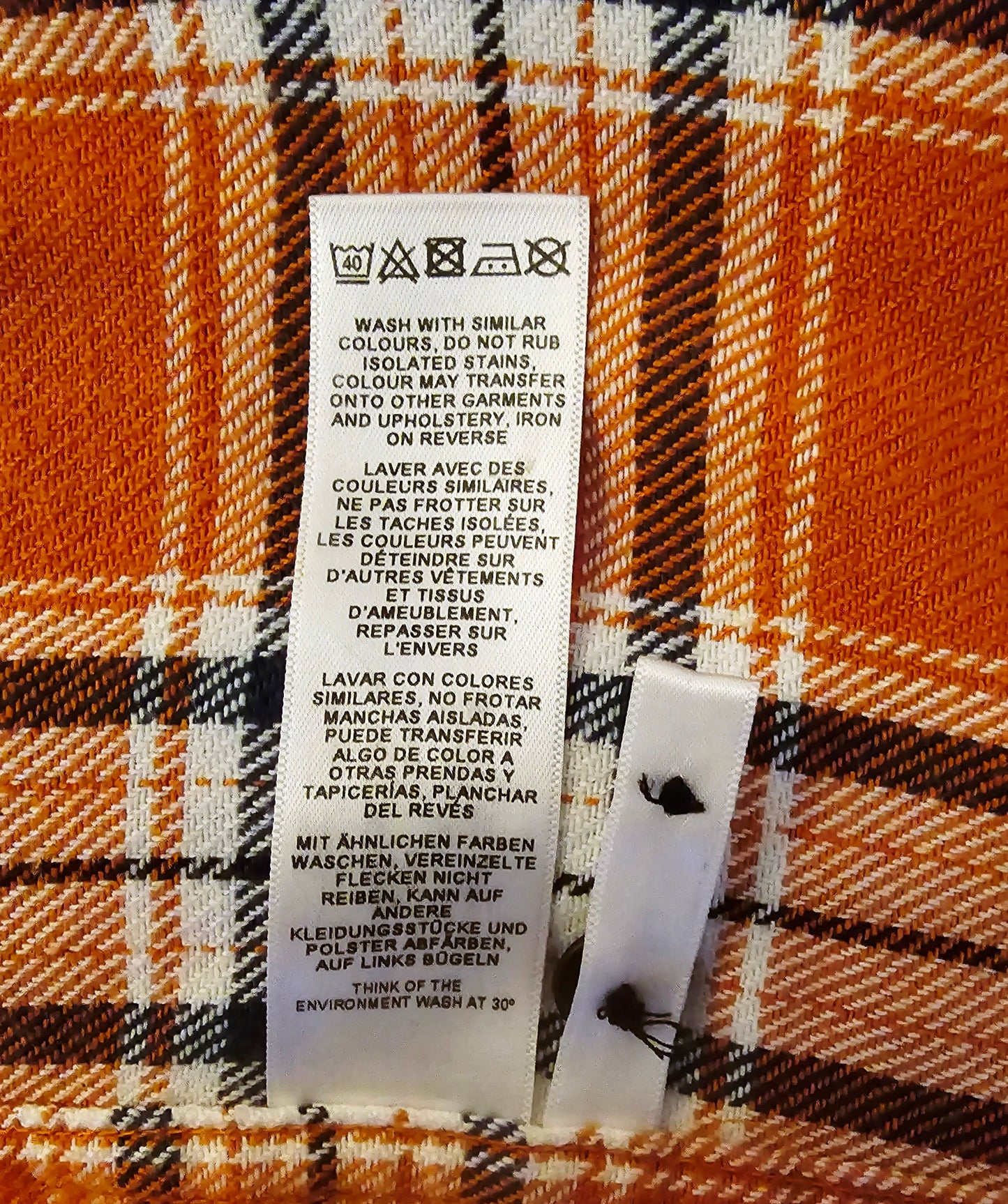 Asos Men’s Oversized Brushed Flannel Brown Check Size L - Timelessfashions