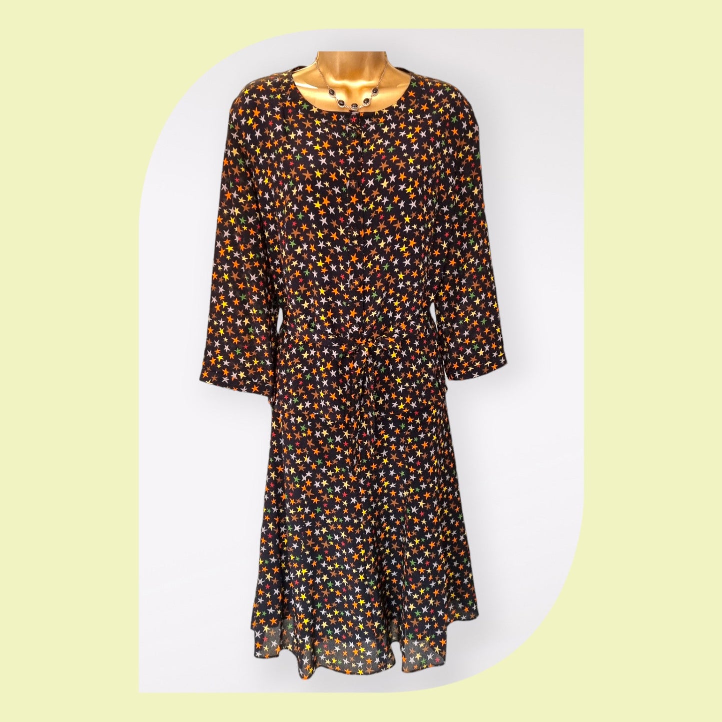 Caroline Charles London Vintage Black Silk Skirt & Top UK 16/18 US 12/14 EU 44/46 - Timelessfashions