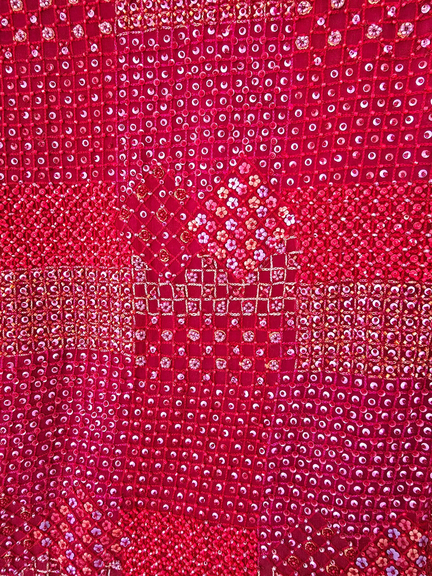 Caroline Charles Red Silk Sequin Jacket, Skirt & Cami Top UK 14/16 US 10/123 EU 42/44 - Timelessfashions