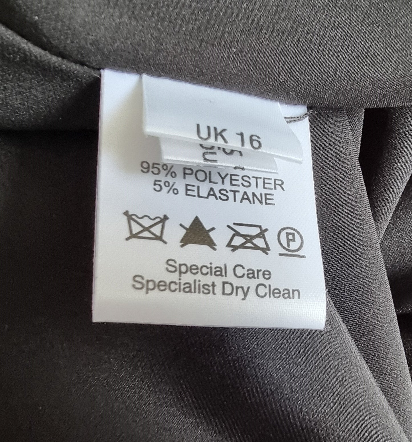 Caroline Charles Studio Vintage Black Lace Overlay Dress UK 16 US 12 EU 44 - Timelessfashions