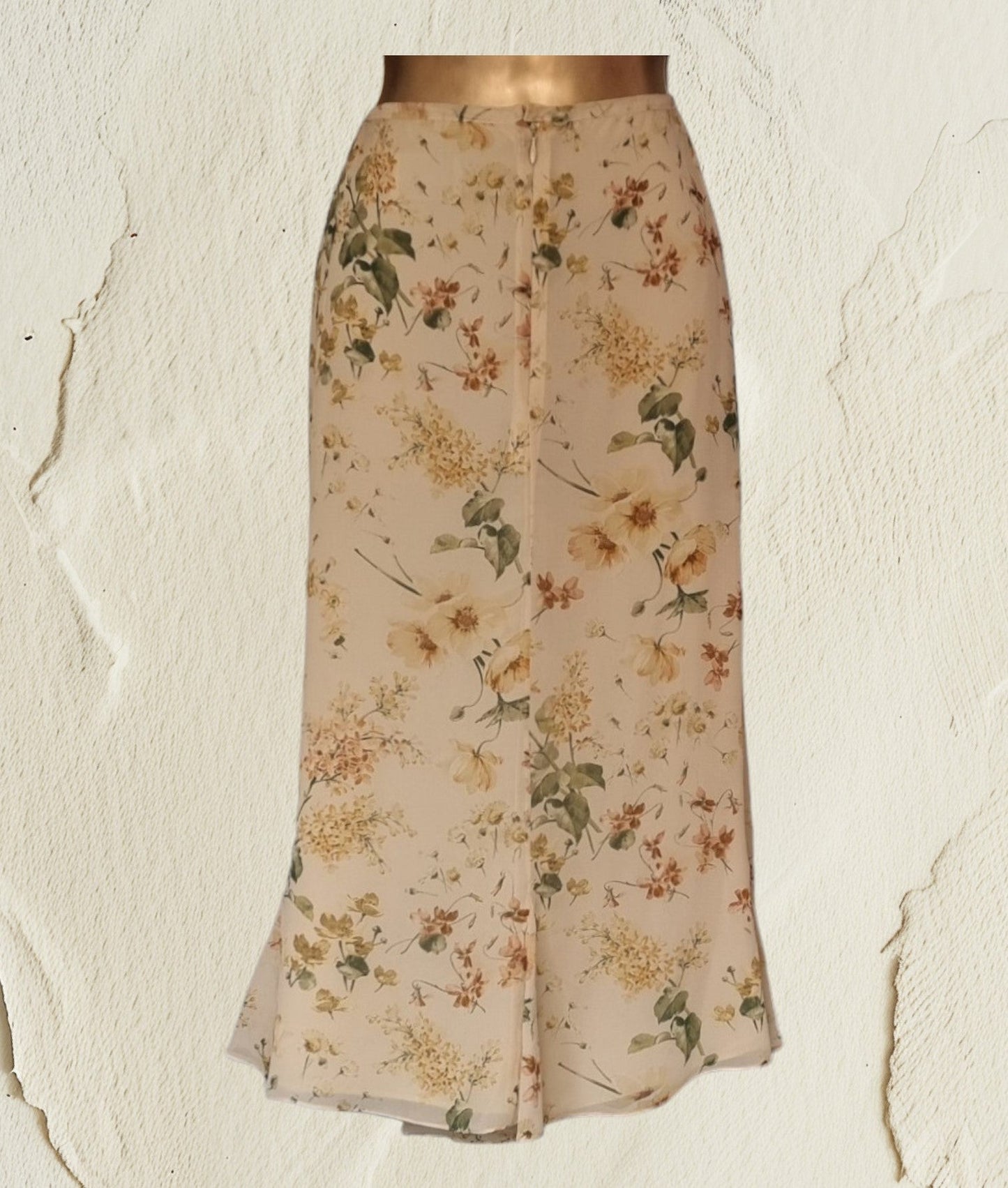Caroline Charles Studio Vintage Silk Skirt & Blouse Set UK 16 US 12 EU 44 - Timelessfashions