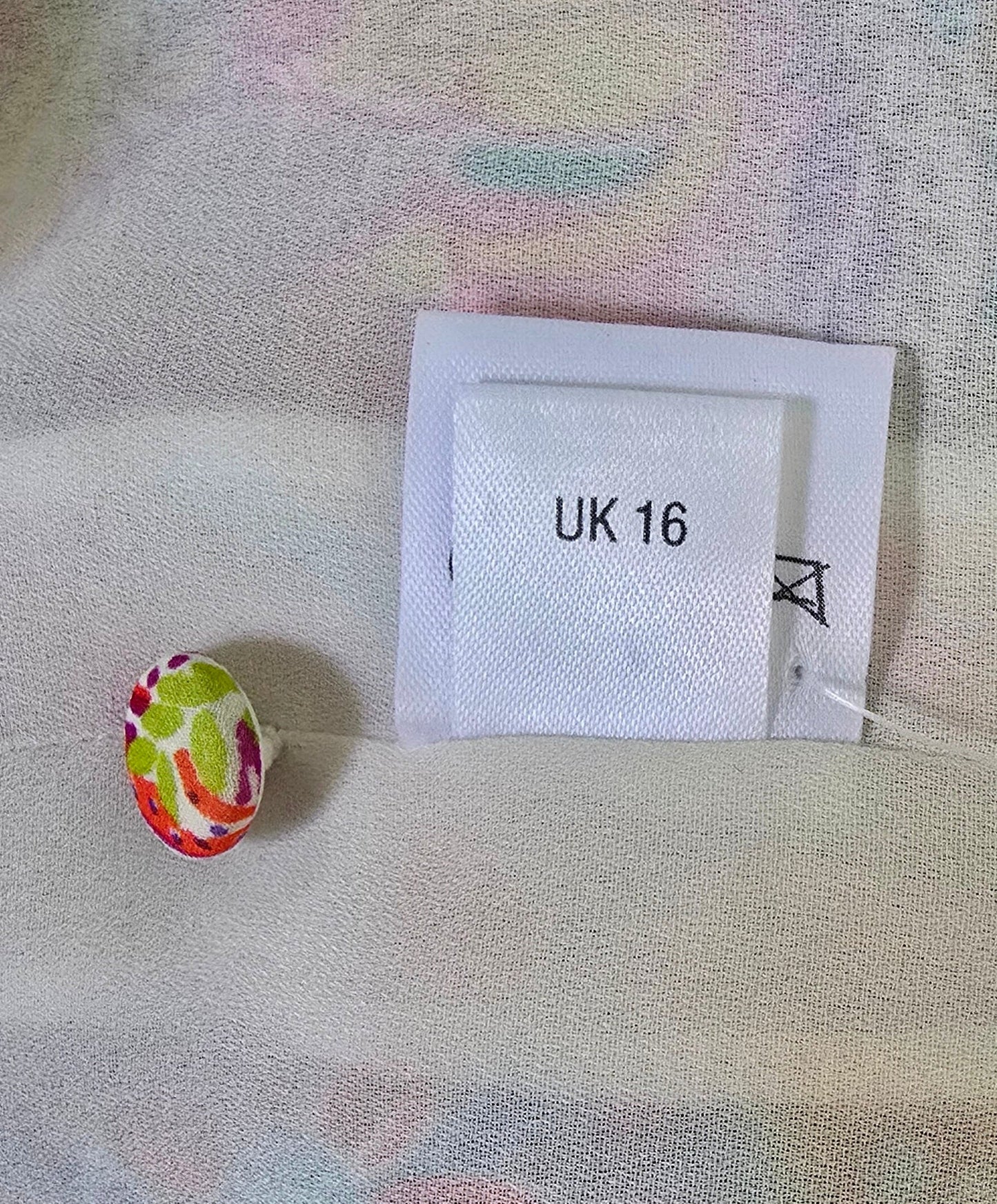 Caroline Charles Vintage Multicoloured Silk Blouse & Skirt UK 14/16 US 10/12 EU 42/44 - Timelessfashions