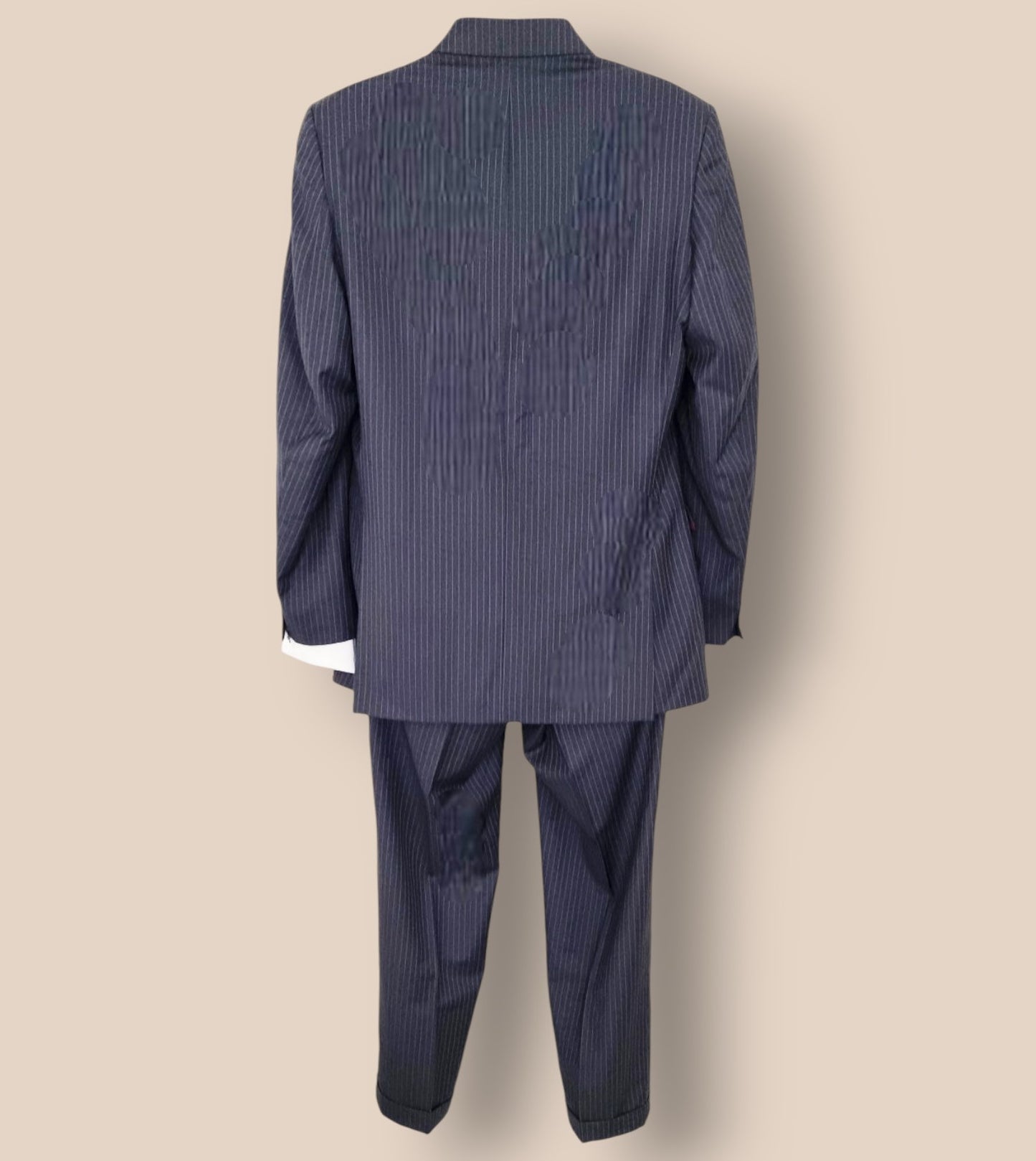 Daks London Signature Mens Blue Pinstripe 2 Piece Suit Timeless Fashions