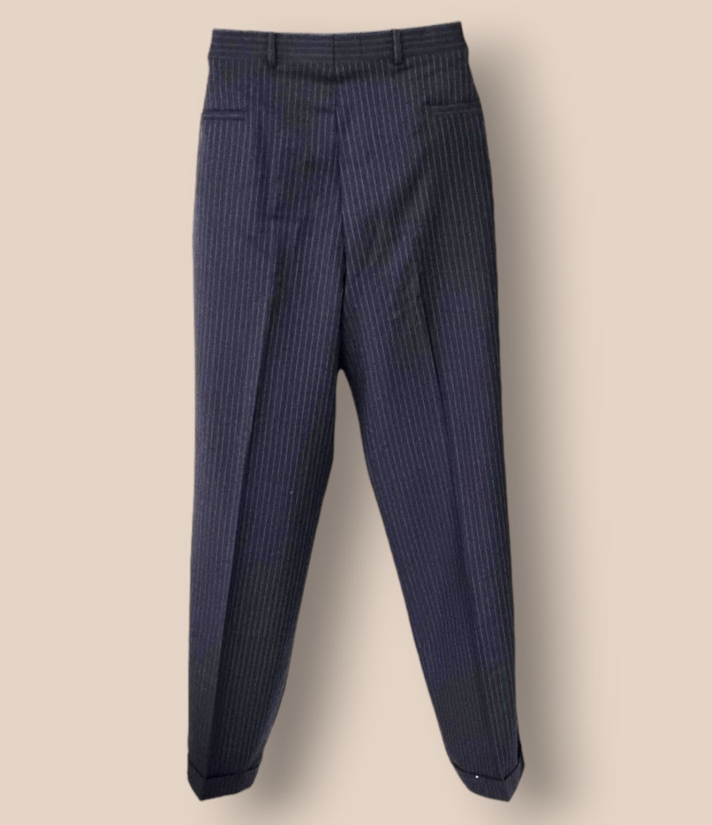 Daks London Signature Mens Blue Pinstripe 2 Piece Suit Timeless Fashions