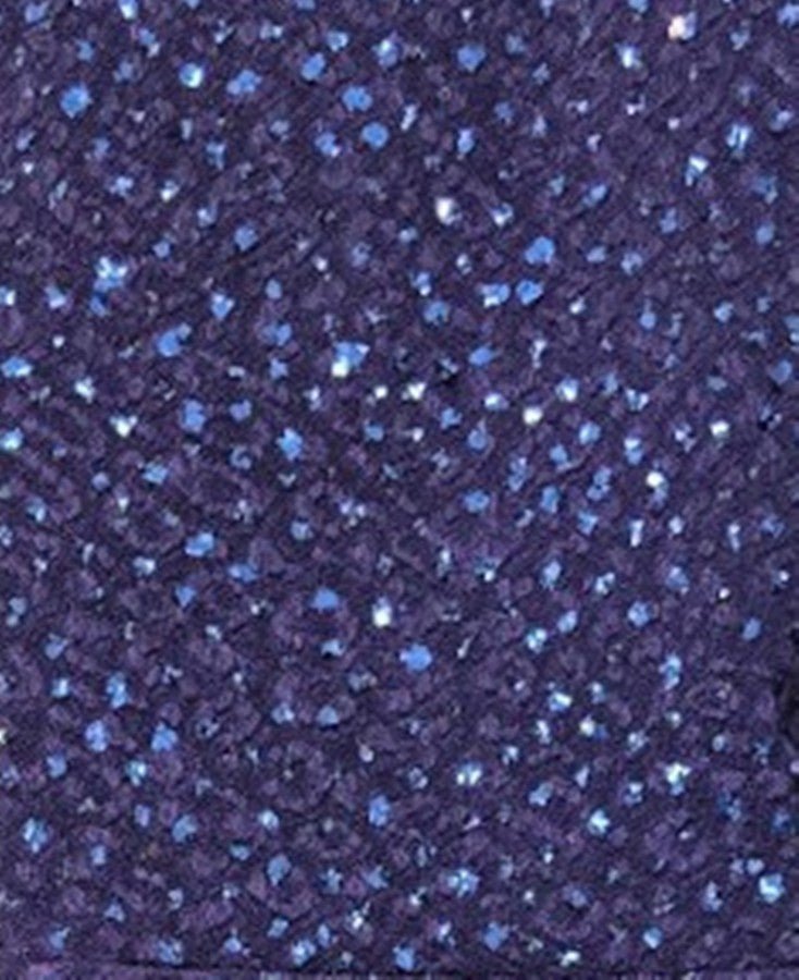 Damsel In A Dress Midnight Blue Sequinned Dress UK 14 US 10 EU 42 - Timelessfashions