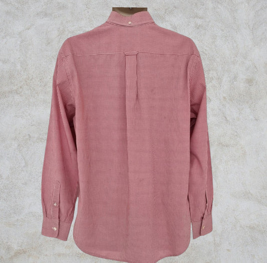 Gant Mens Regular Fit Broadcloth Shirt Red Size L Timeless Fashions