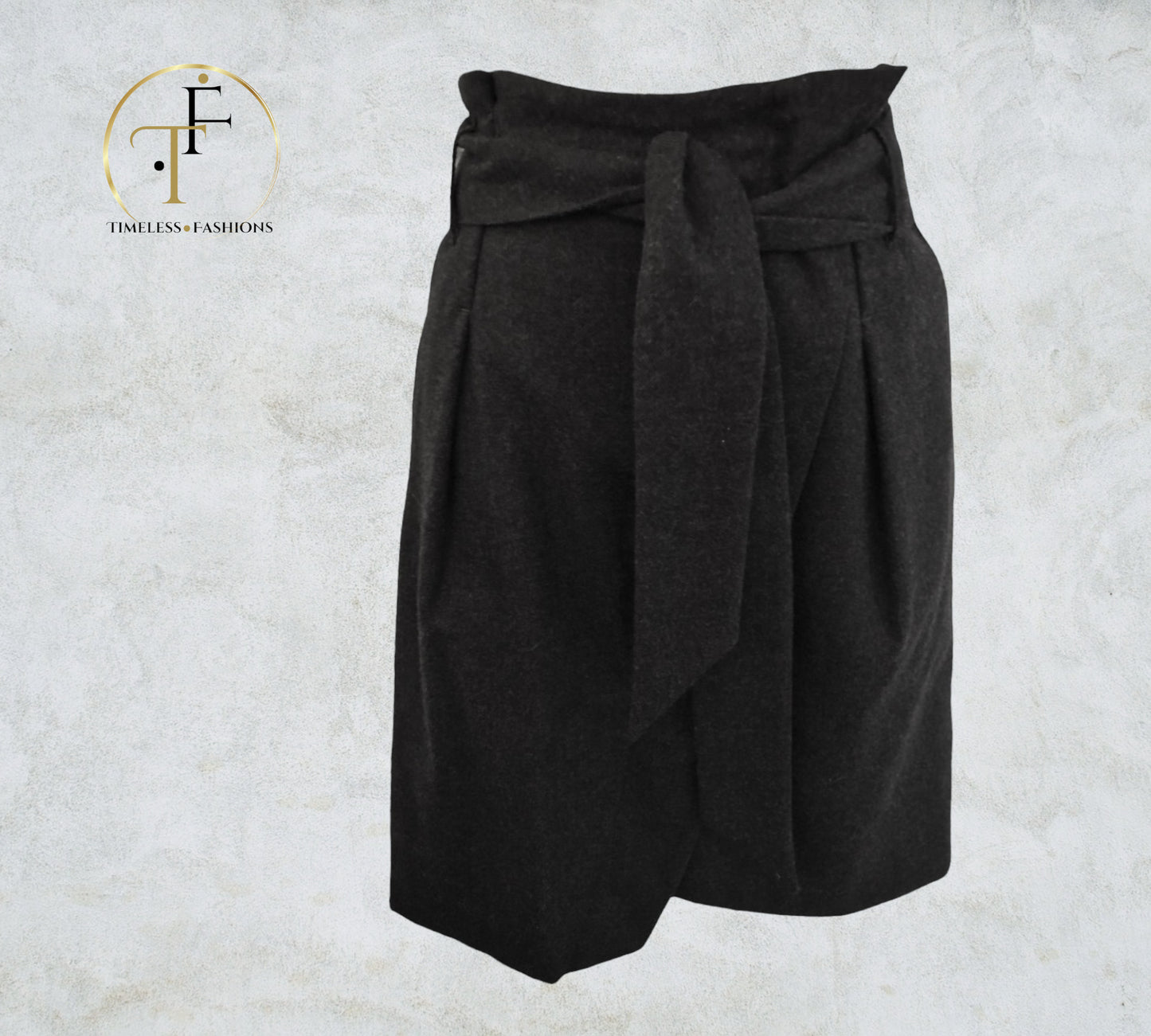 Farhi by Nicole Farhi Grey Wool Skirt UK 8 US 4 EU 36 Timeless Fashions