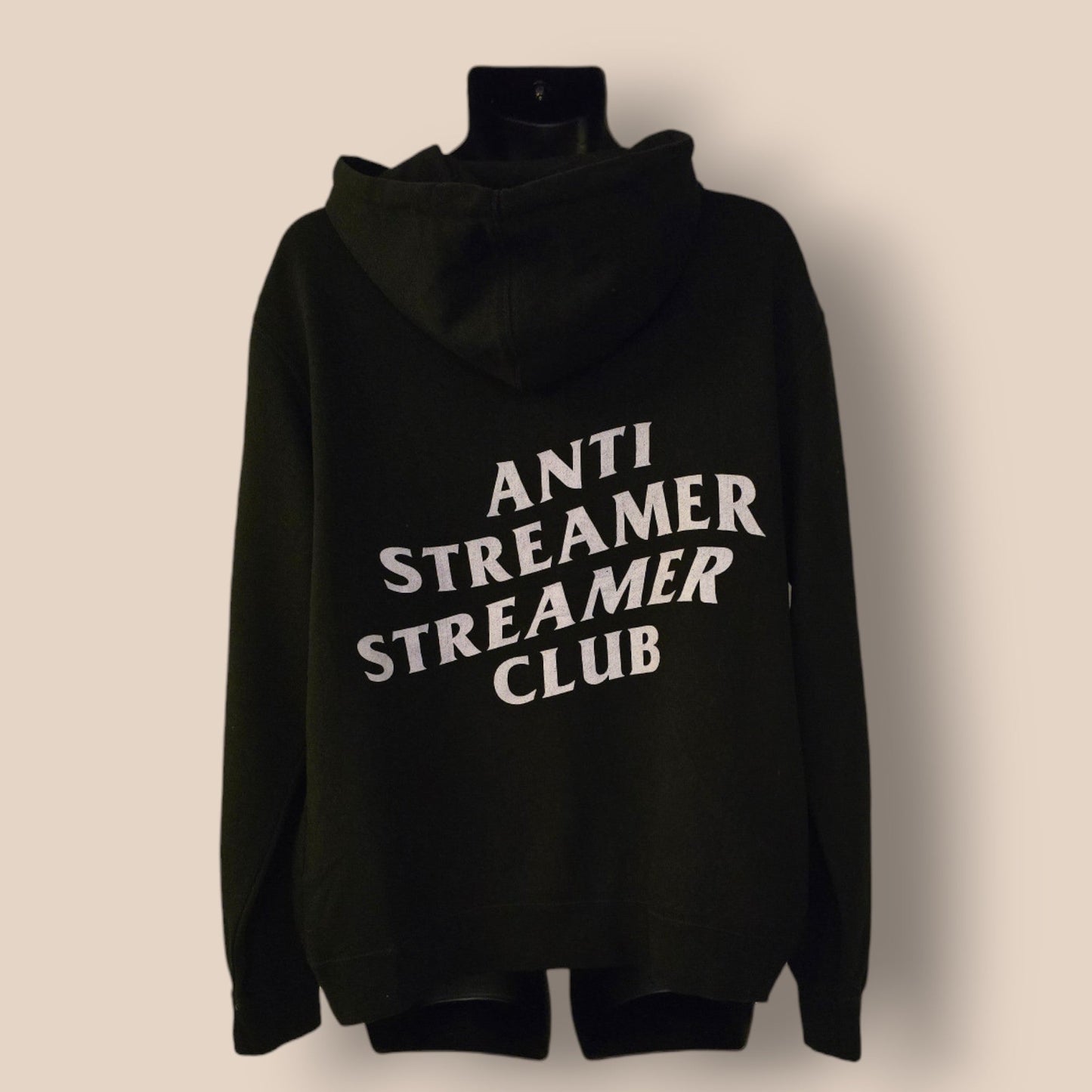 Independant Trading Company Men's Black Anti Streamer Club Hoodie UK XL - Timelessfashions