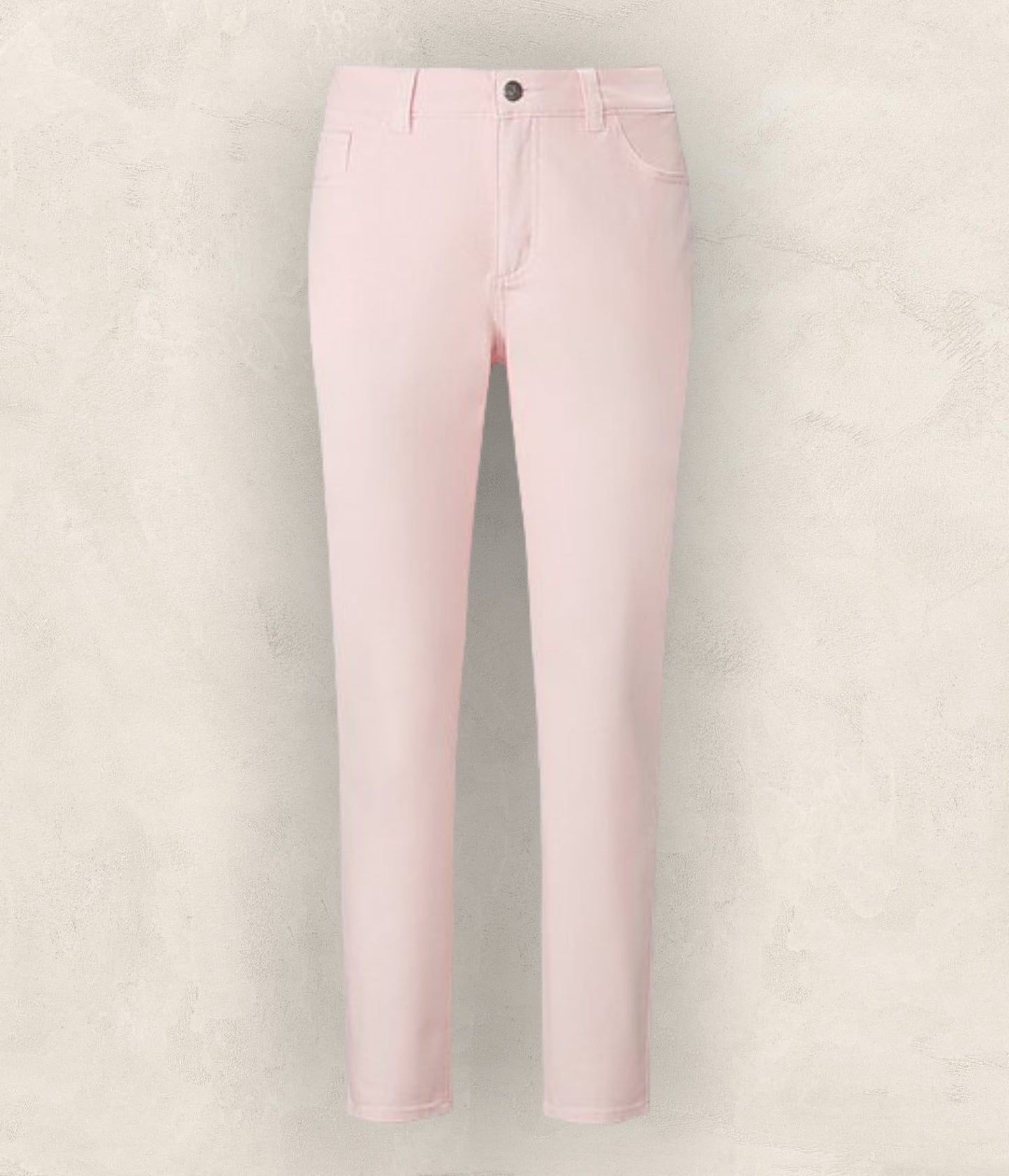 Gerard Darel Women's Pale Pink Slim Leg Ankle Grazer Stretch Jeans UK 16 US 12 EU 44 Timeless Fashions