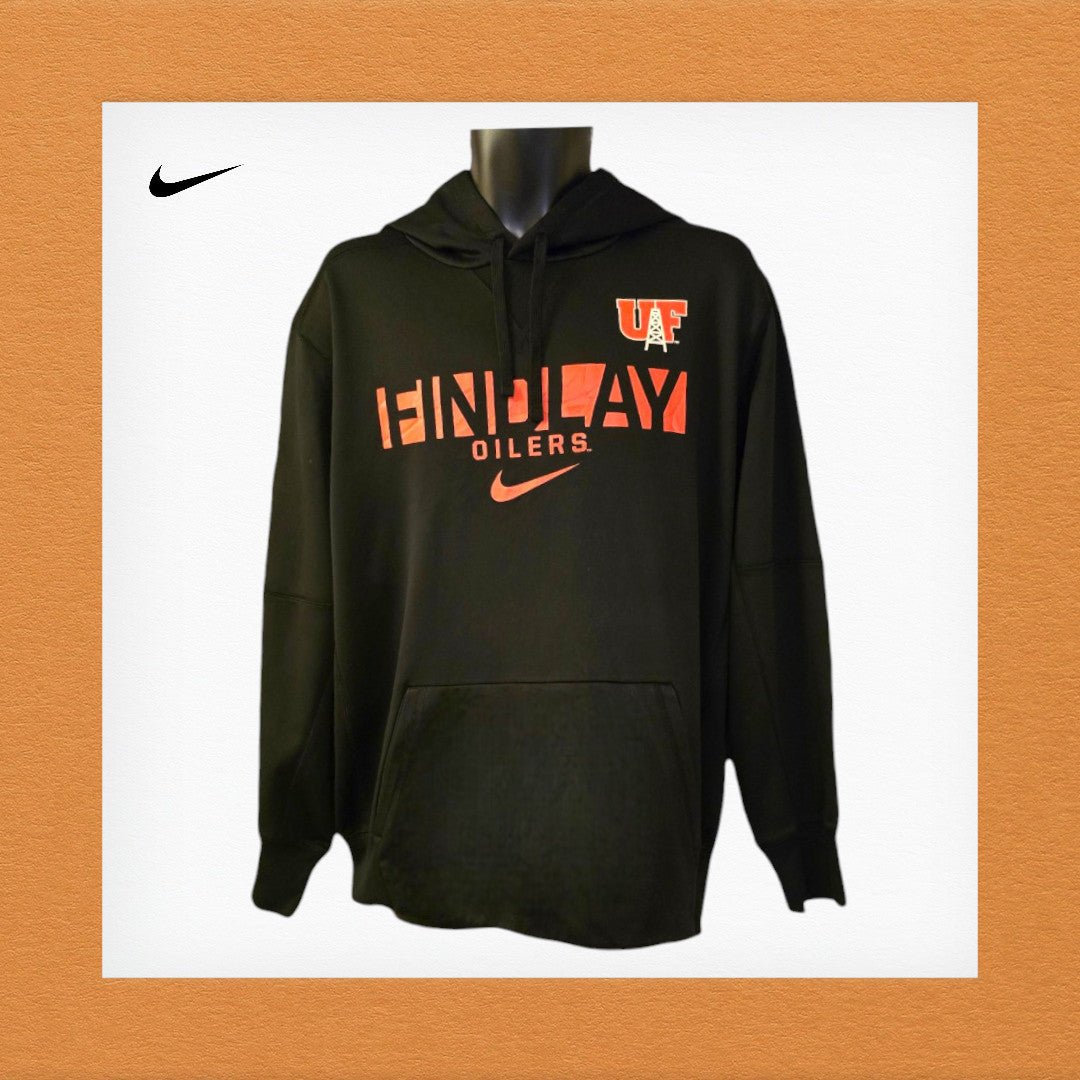 Nike DriFit Men's University of Findlay Oilers Black Fleece Hoodie XL - Timelessfashions