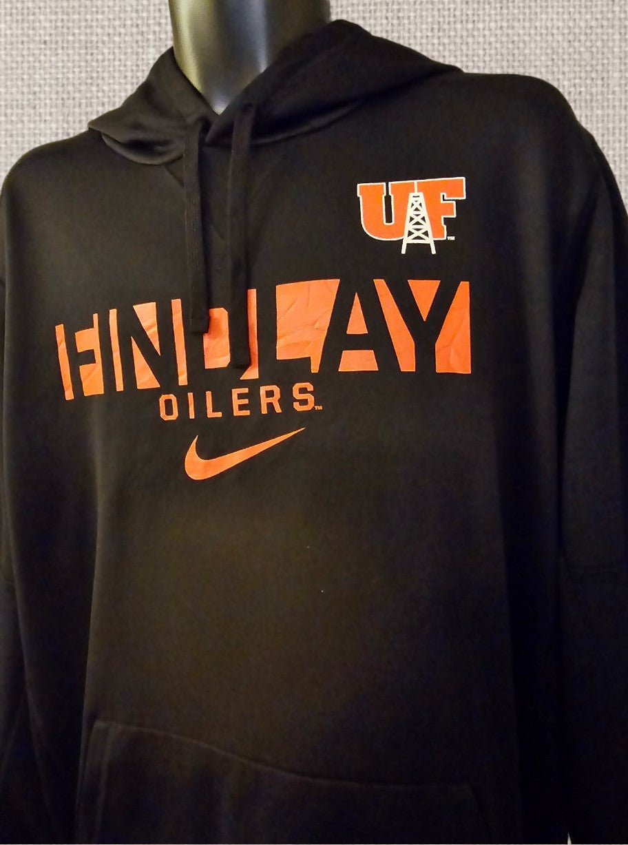 Nike DriFit Men's University of Findlay Oilers Black Fleece Hoodie XL - Timelessfashions