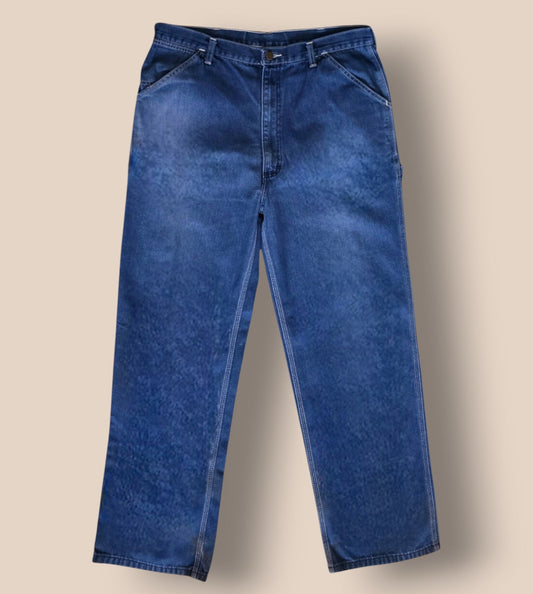 Roebucks Mens Blue Carpenter Jeans UK 38/32 - Timelessfashions