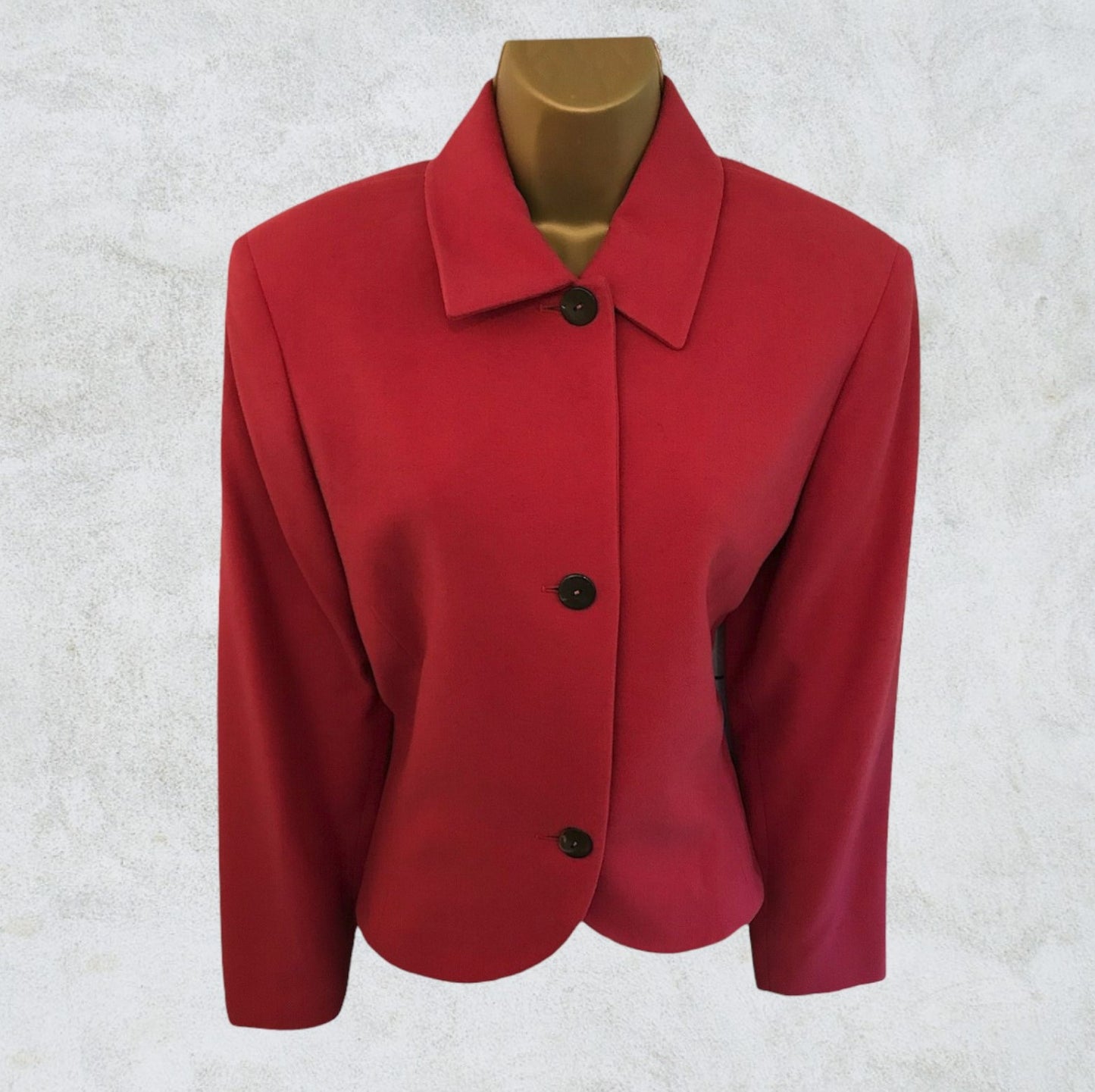 Salvatore Ferragamo Womens Vintage Pink, Wool & Cashmere Jacket UK 12 US 8 EU 40 IT 44 Timeless Fashions