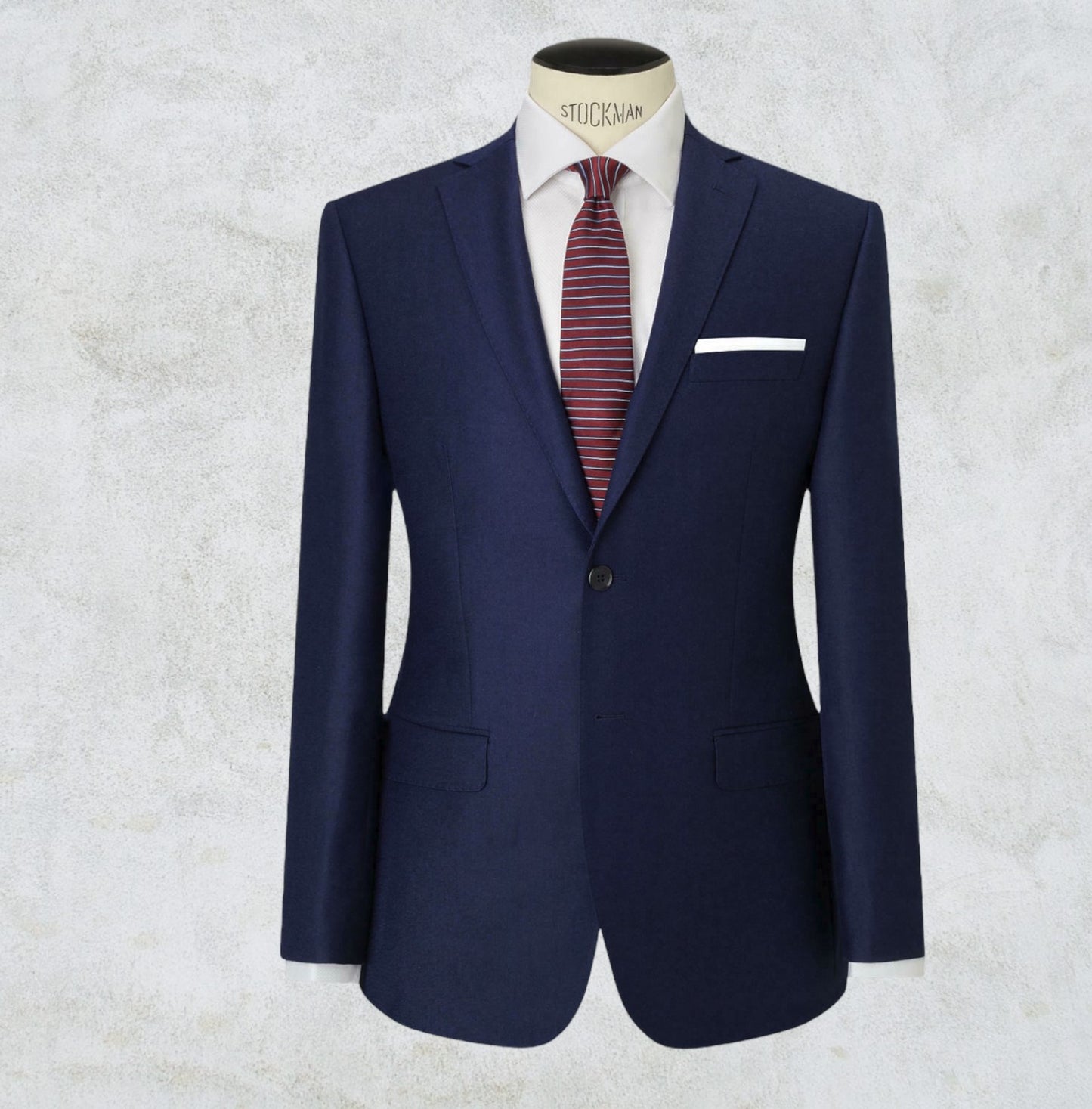 Daniel Hetcher Pindot Men's Blue Tailored Mens Suit Jacket UK 40L Timeless Fashions