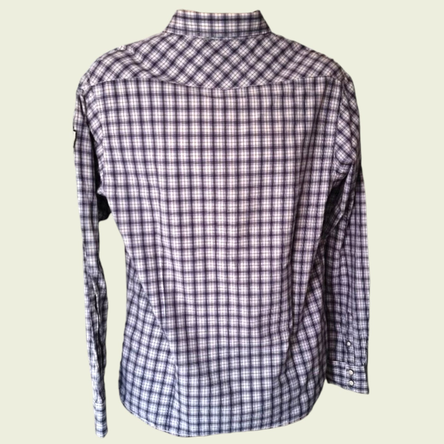 Plaid shirt on a light background