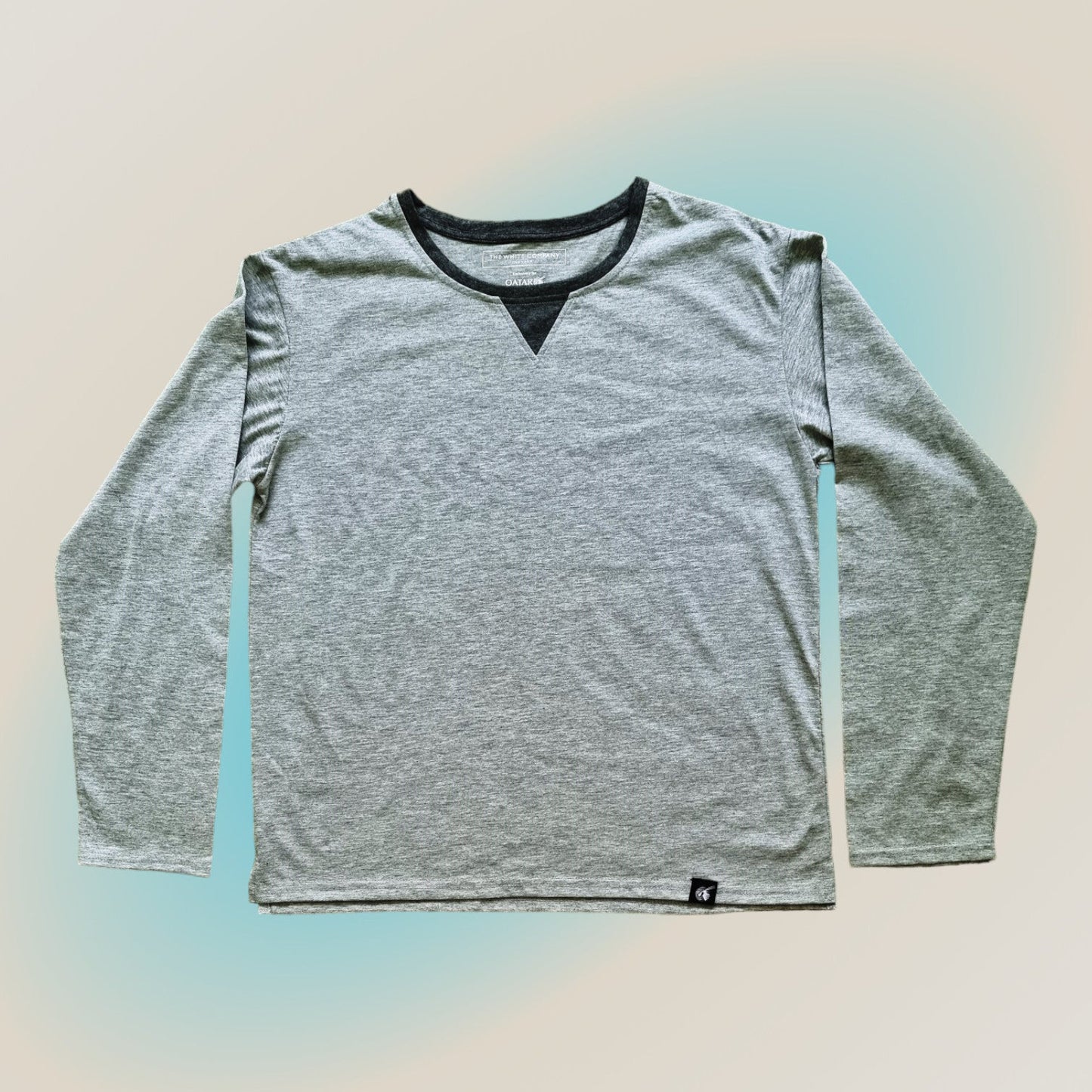 The White Company London Qatar Airways Mens Round Neck Top Size M - Timelessfashions