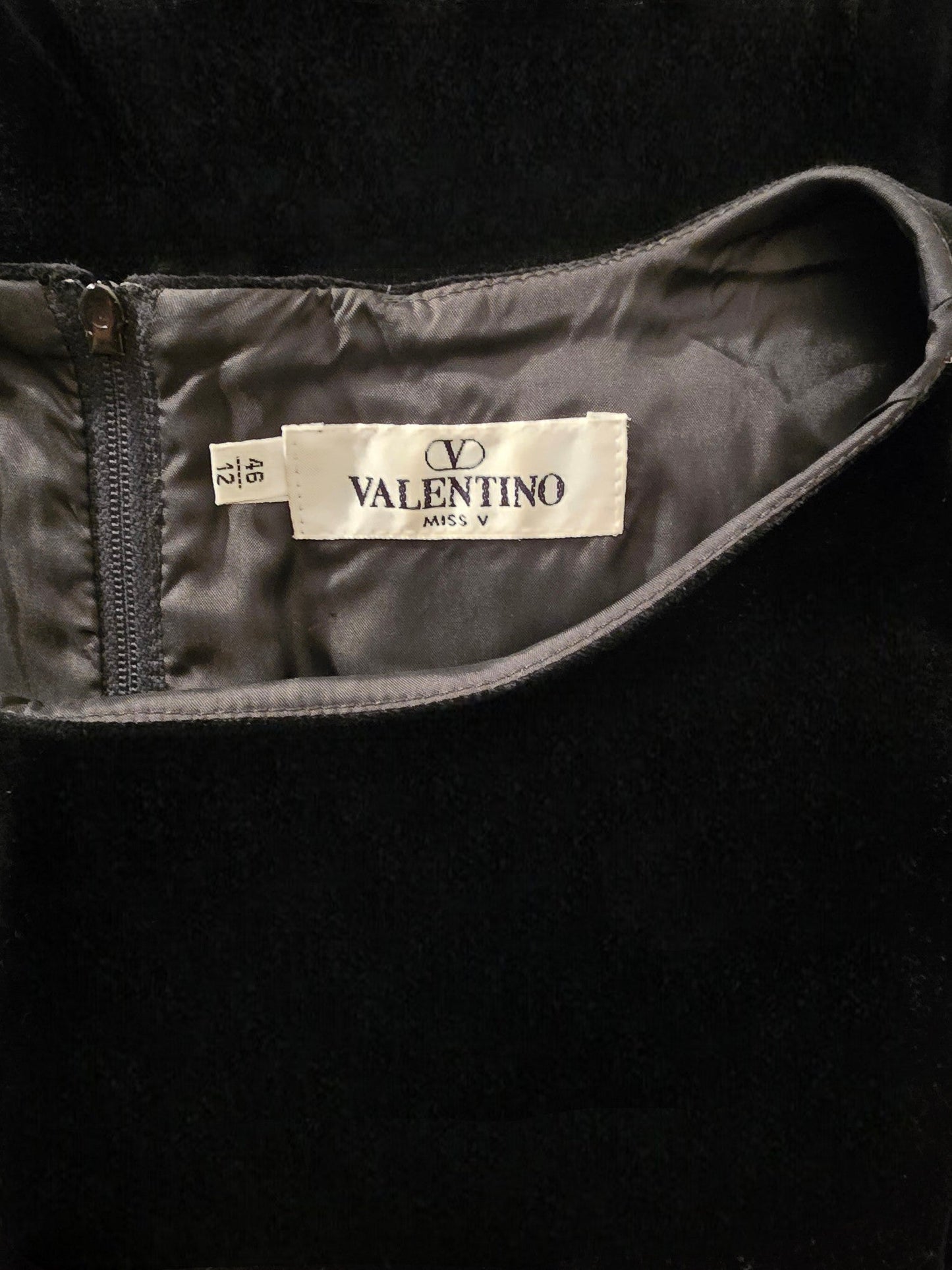 Valentino Vintage Black Velvet Bustier Sleeveless Top UK 12 US 8 EU 40 IT 44 - Timelessfashions