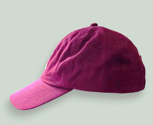 Vans Off The Wall Unisex Burgundy Baseball One Size - Timelessfashions