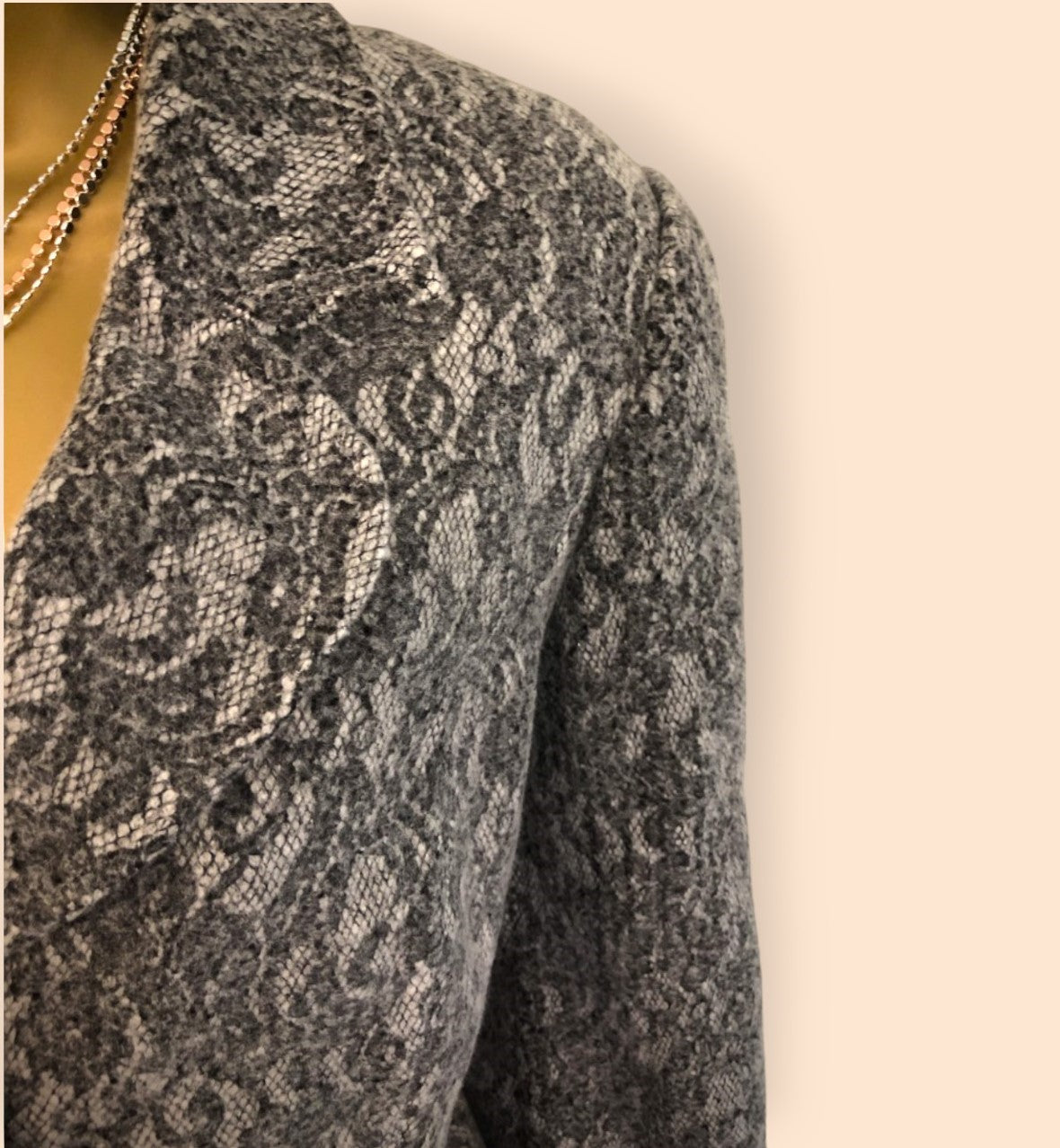 Libra Grey Tailored Winter Jacket UK 16 US 12 EU 44 Timeless Fashions