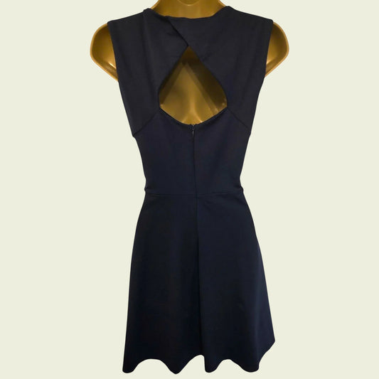 Cynthia Rowley Navy Blue Sleeveless Fit & Flare Dress UK 10 US 6 EU 38 - Timelessfashions