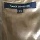 French Connection Lucinda Brown Bronze Fitted Mini Dress UK 10 US 6 EU 38 - Timelessfashions