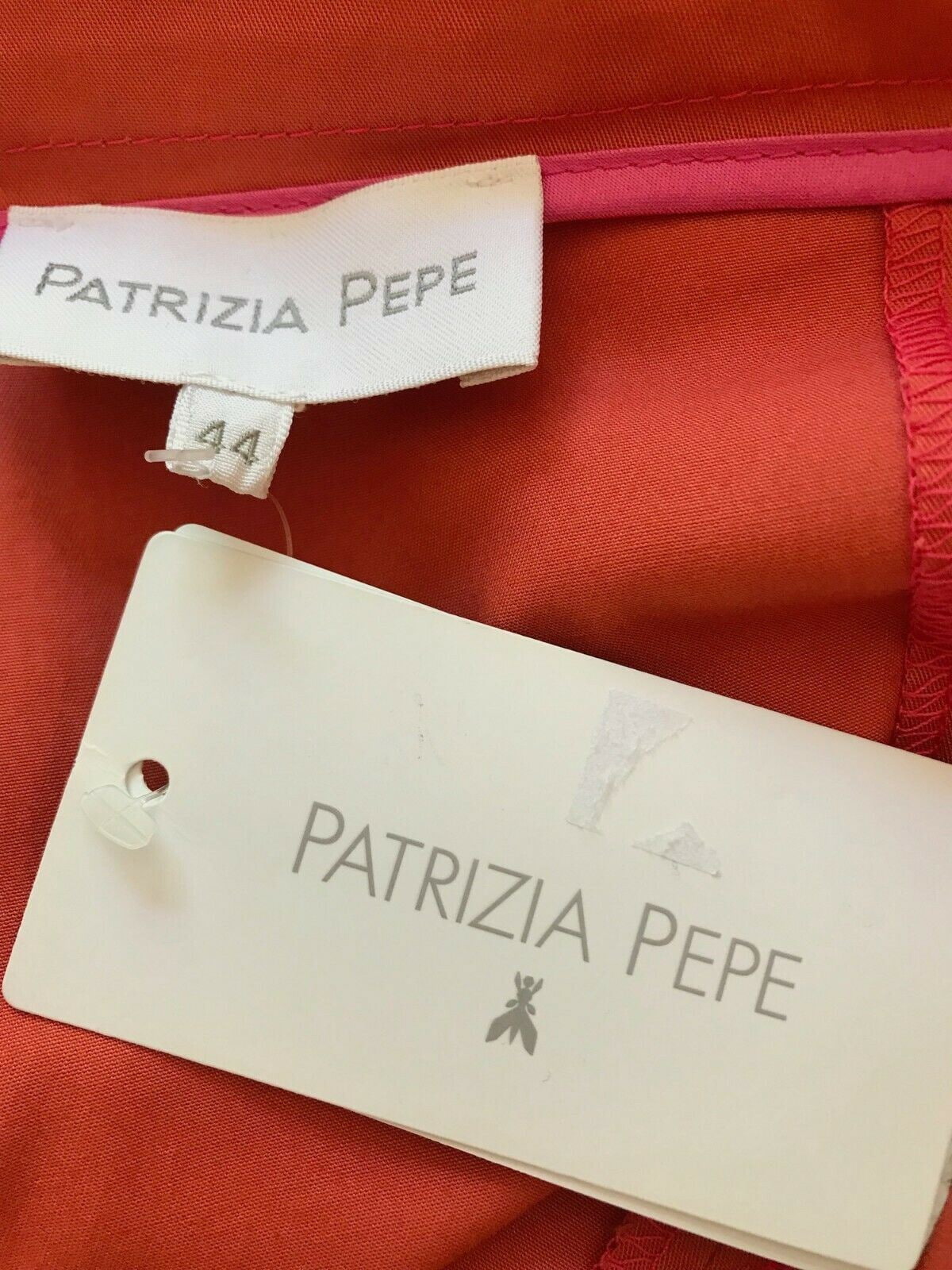 Patrizia Pepe Coral Cotton Stretch Mini Skirt UK 12 US 8 EU 40 Timeless Fashions