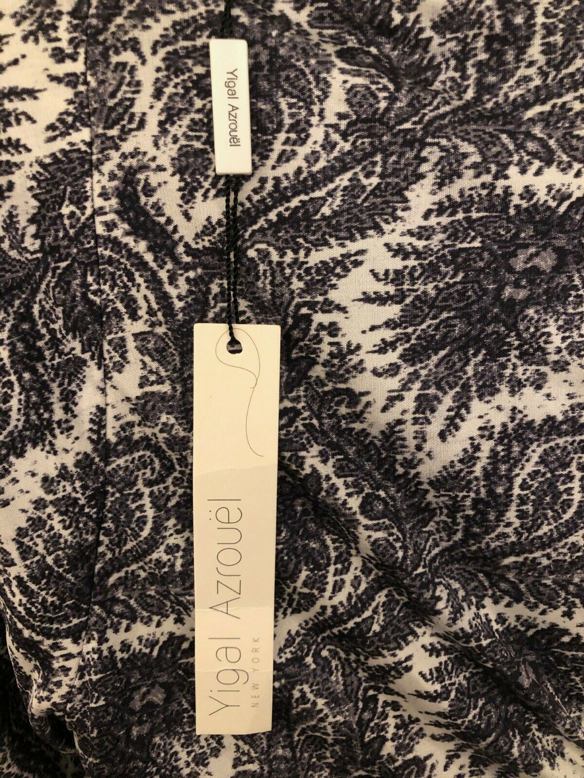 Yigal Azrouel Silk Paisley Print Kimono Style Ruched Dress UK 10 US 6 EU 38 BNWT RRP £780 Timeless Fashions