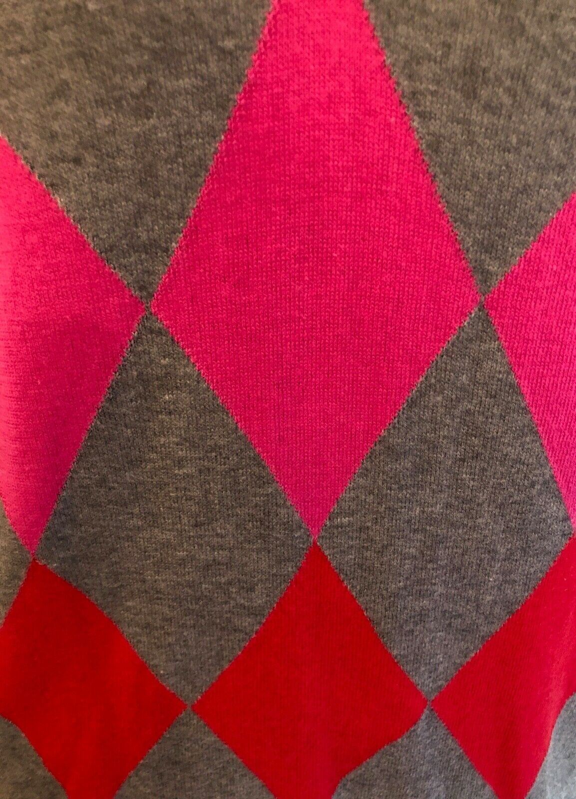 Tommy Hilfiger Mens Cotton Blend V Neck Argyle Jumper Size L Timeless Fashions