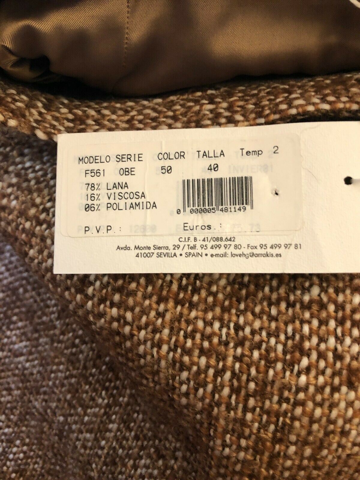 Hermes Govantes Rust Brown Tweed Pencil Skirt UK 10 US 6 EU 38 IT 42 Timeless Fashions