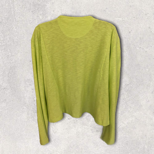 Pomodoro Apple Green Edge to Edge Lightweight Jacket UK 18 US 14 EU 46 Timeless Fashions