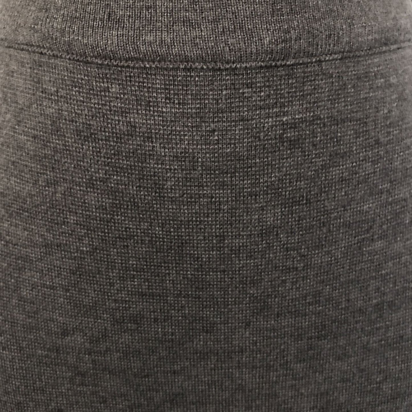 Devernois Grey Wool Mix Fine Knit Pencil Skirt UK 10/12 US 6/8 EU 38/40 Timeless Fashions