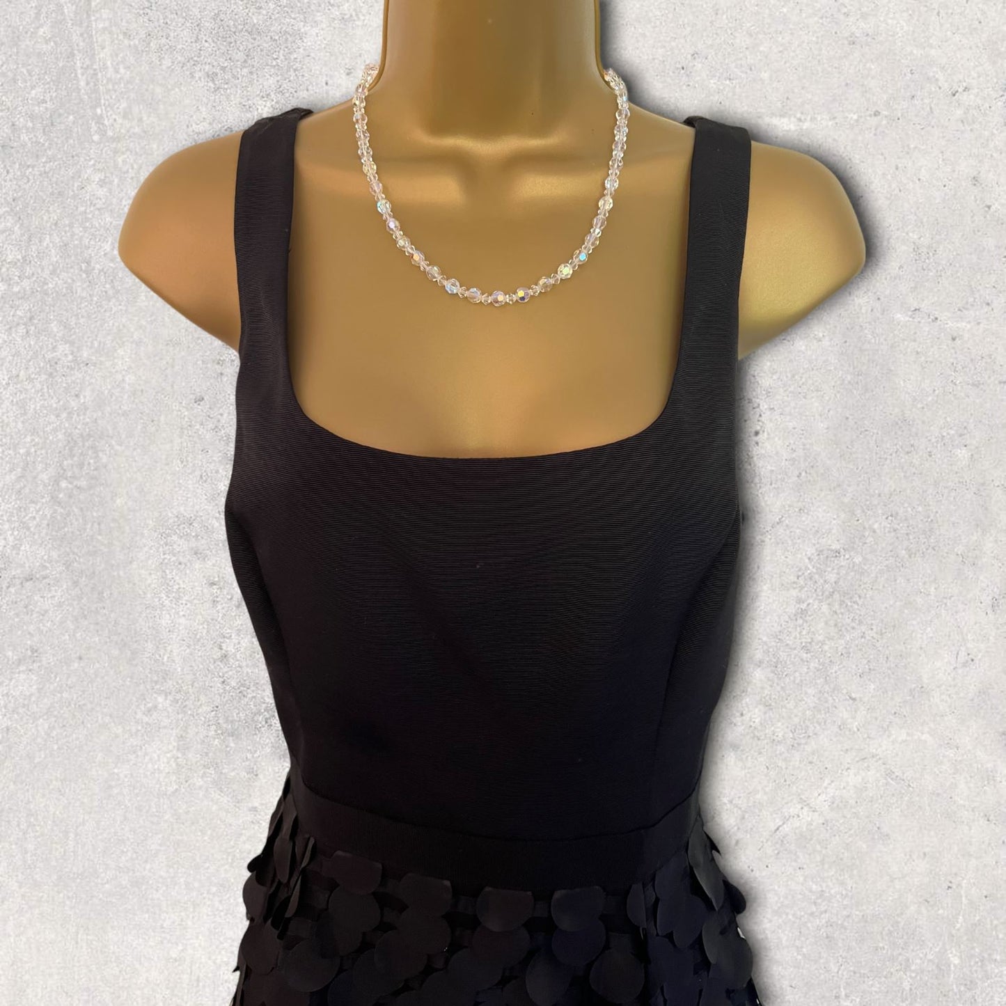 Phase Eight Black Fit & Flare Disc Detail Dress UK 12 US 8 EU 40 Timeless Fashions