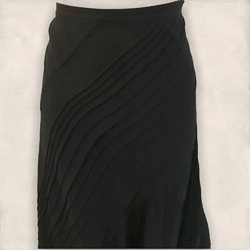 Coast Black Panelled Floaty Chiffon Skirt UK 10 US 6 EU 38 - Timelessfashions