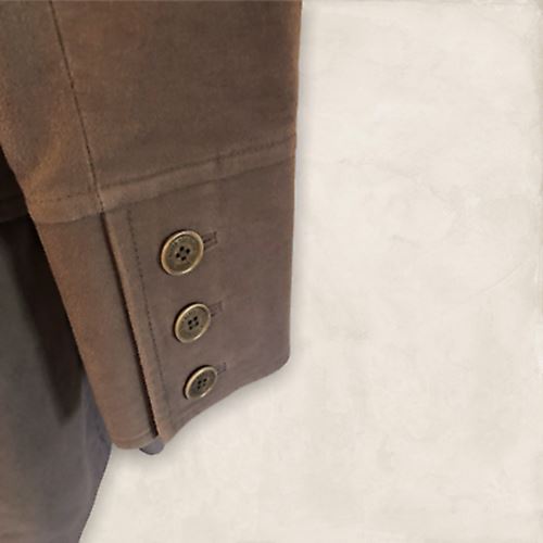 Ted Baker Brown Brushed Cotton Moleskin Belted Ladies Jacket Sz 2 UK 10 US 6 EU 38 Timeless Fashions